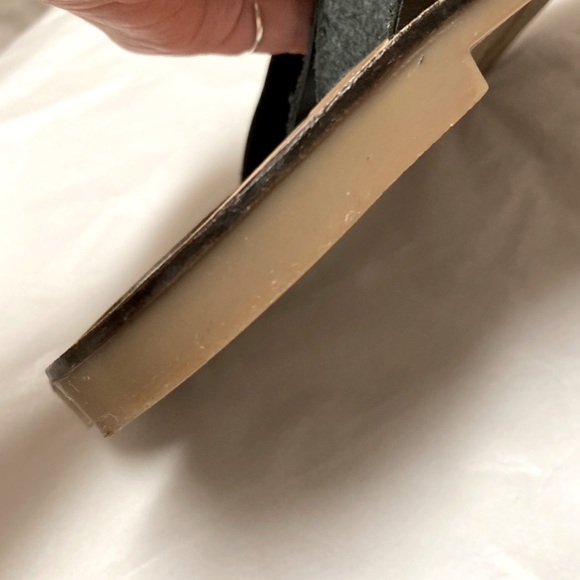 Topshop Leather Criss Cross Hawaii Slides 8.5 - Picture 11 of 13